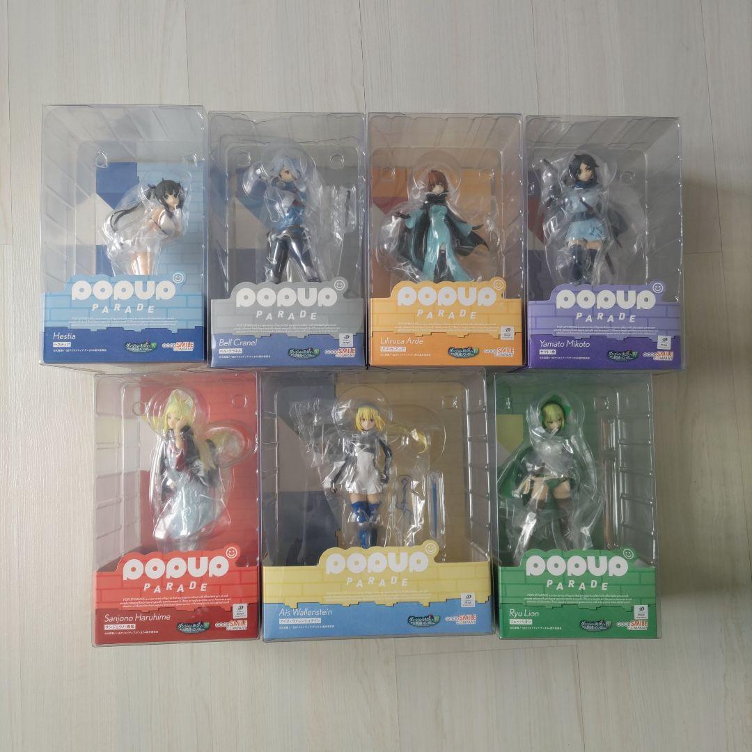 ダンまちPOP UP PARADE フィギュア 7体セット