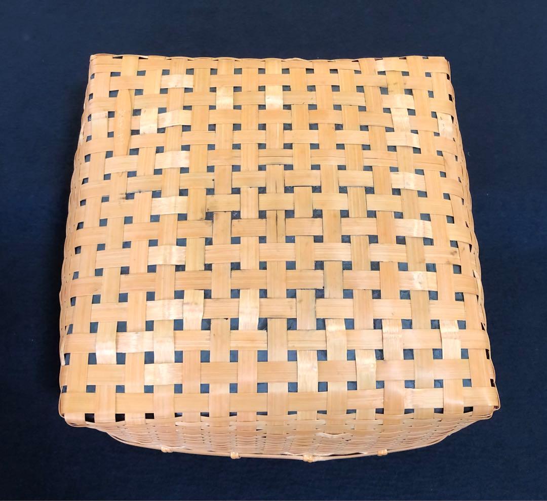 割引❗️《R》茶道具 認得斎好 松山籠 炭斗 東竹園斎作 共箱 250903H1