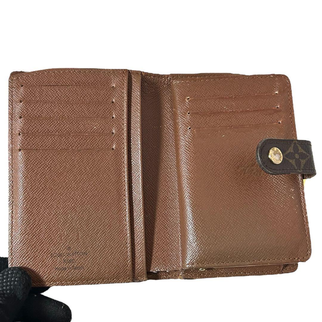 新型　ルイヴィトン　ポルトフェイユ・ヴィエノワ　二つ折り財布　モノグラム　がま口