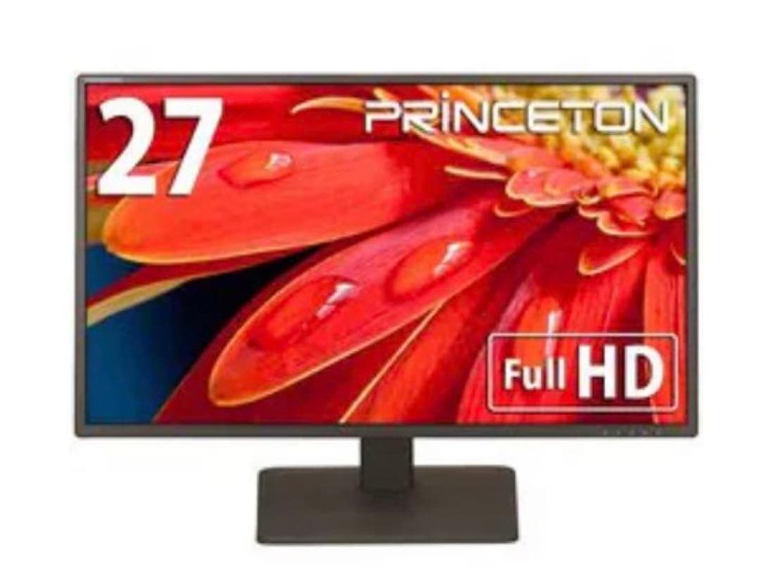 し*く様 PCモニター 27インチ PTFBLT-27W PRINCETON