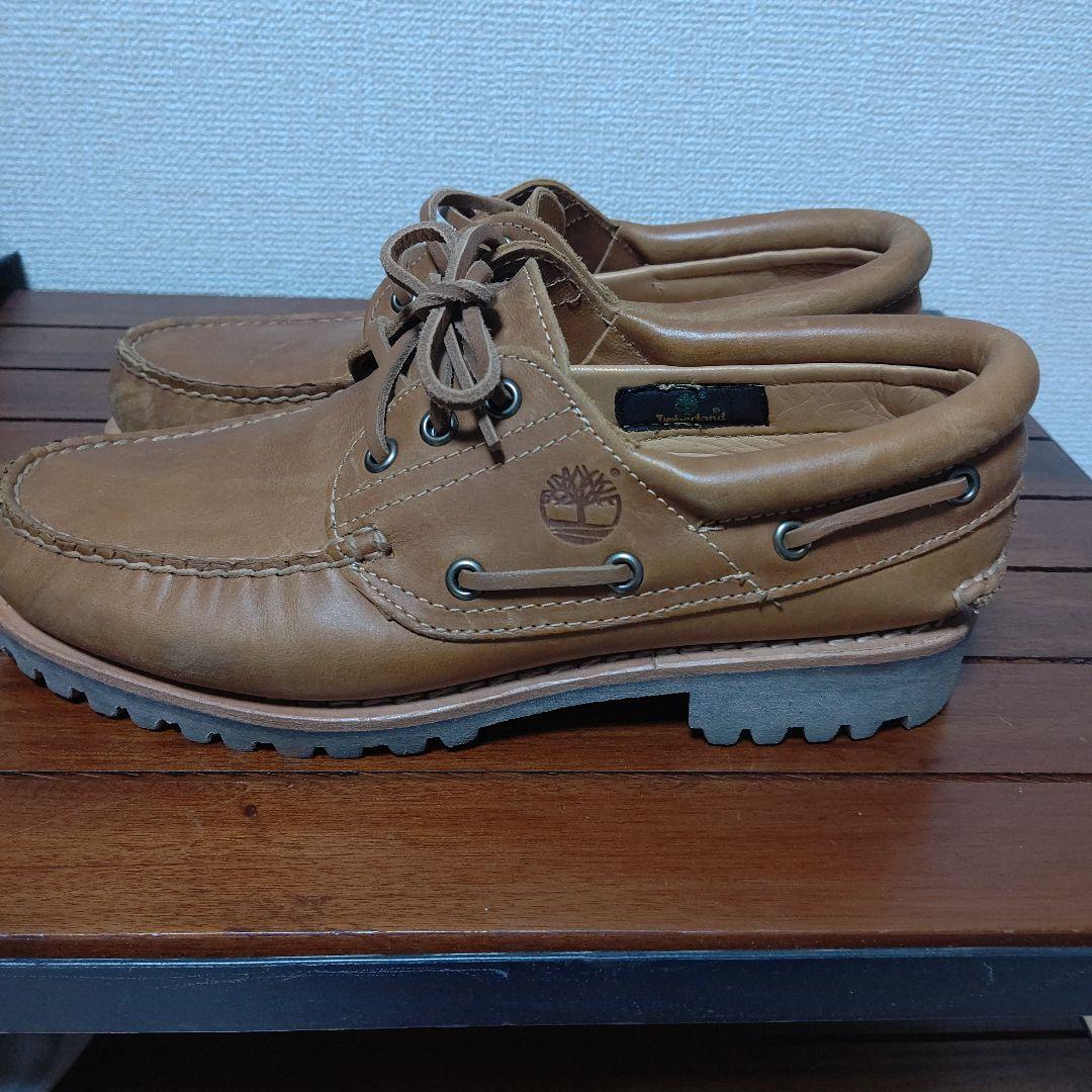 美品 Timberland ティンバーランド 3eyeスリーアイ キャメル