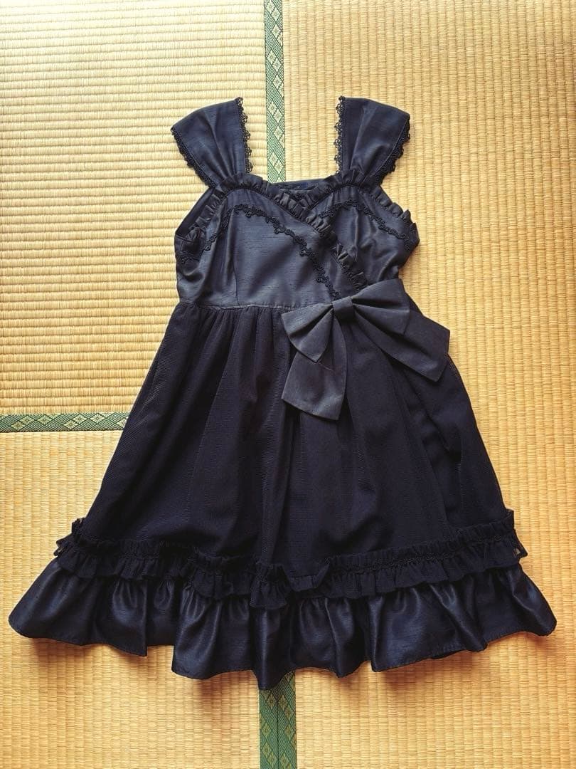 アリパイ　黒　レースJSK