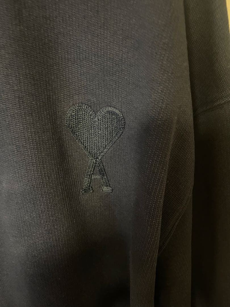 ami アミ パリス　パーカー XLサイズ ハート ロゴ フード 刺繍AMI