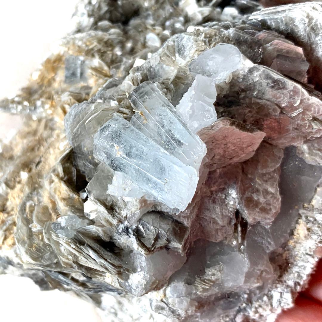 アクアマリン×モスコバイト共生標本-8