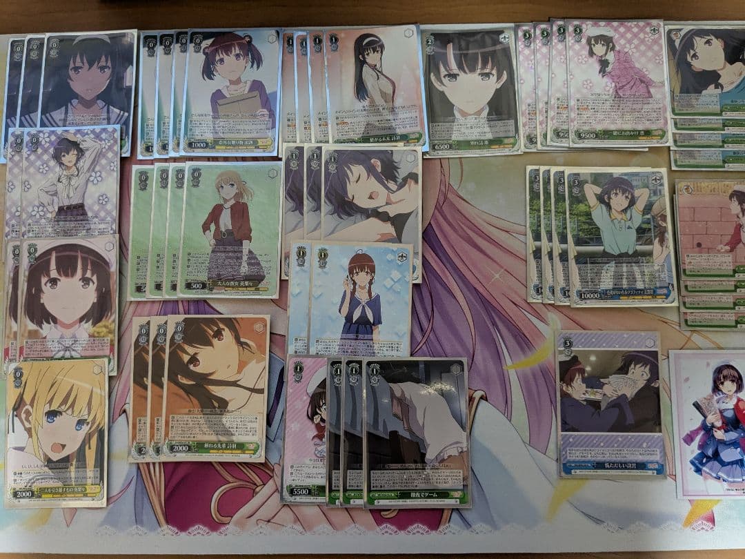 ヴァイスシュヴァルツ　デッキ　冴えない彼女の育てかた　8宝+調整パーツ