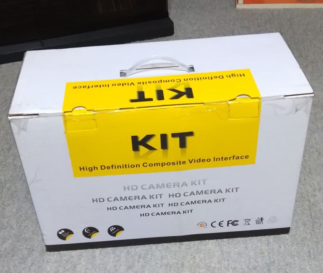 4CH フルハイビジョン　屋外型防犯カメラセット　AHDカメラ4台　レコーダー付