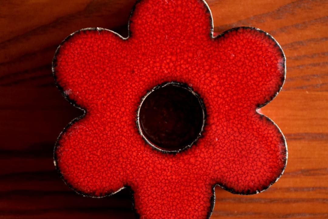 Lisa Larson リサラーソン キャンドルスタンド 花 36265