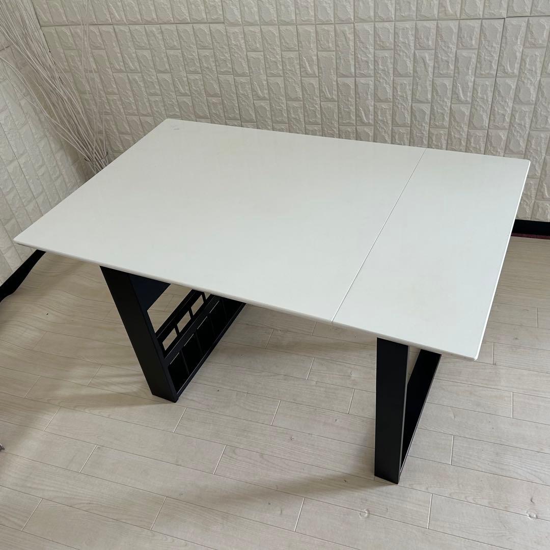 都内23区送料無料❗️ニトリ　伸縮式ダイニングテーブル　回転チェア　３点セット✨