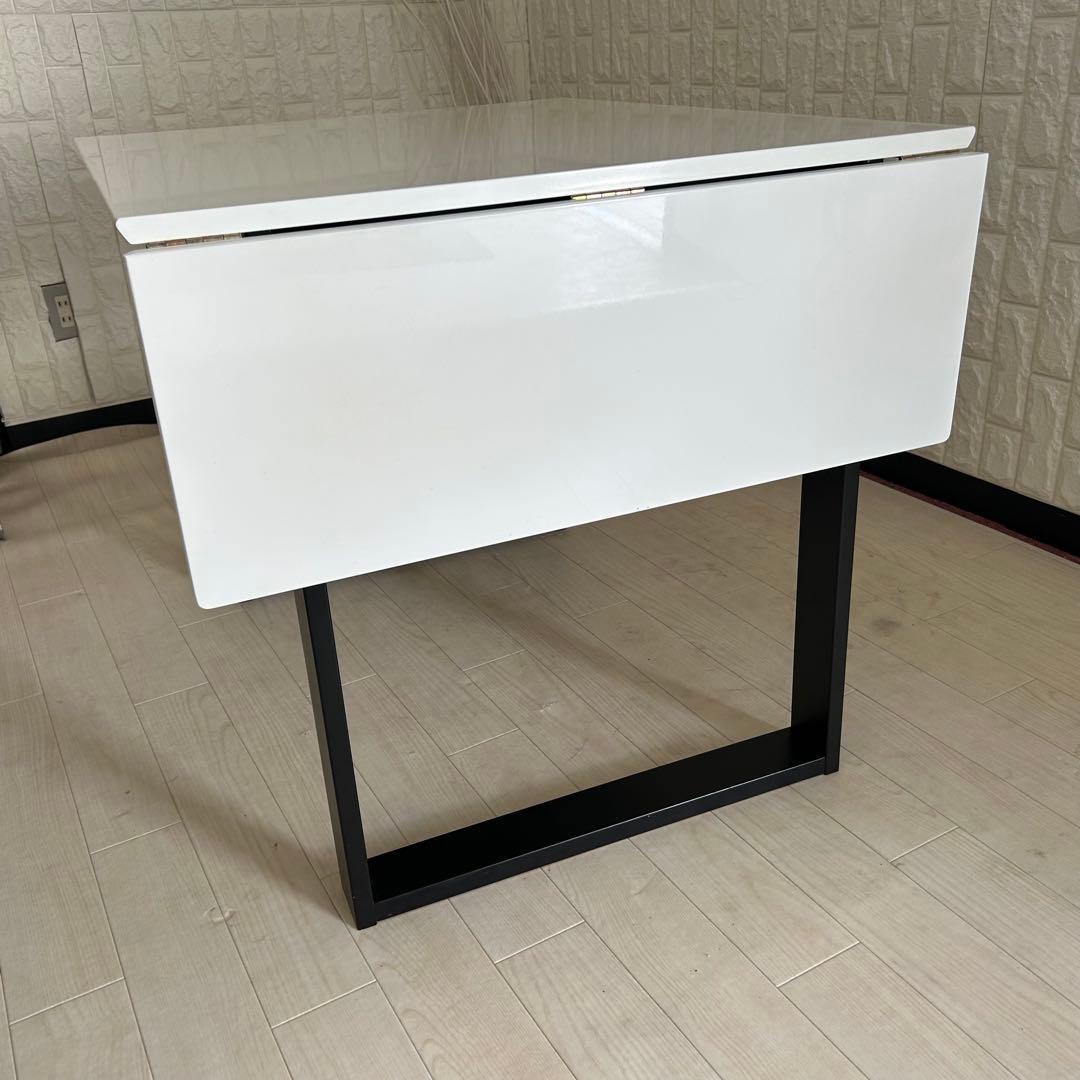 都内23区送料無料❗️ニトリ　伸縮式ダイニングテーブル　回転チェア　３点セット✨