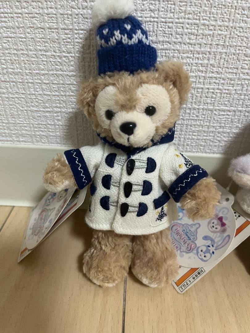 タグ付き ダッフィー ステラルー 2018 クリスマス ぬいぐるみセット