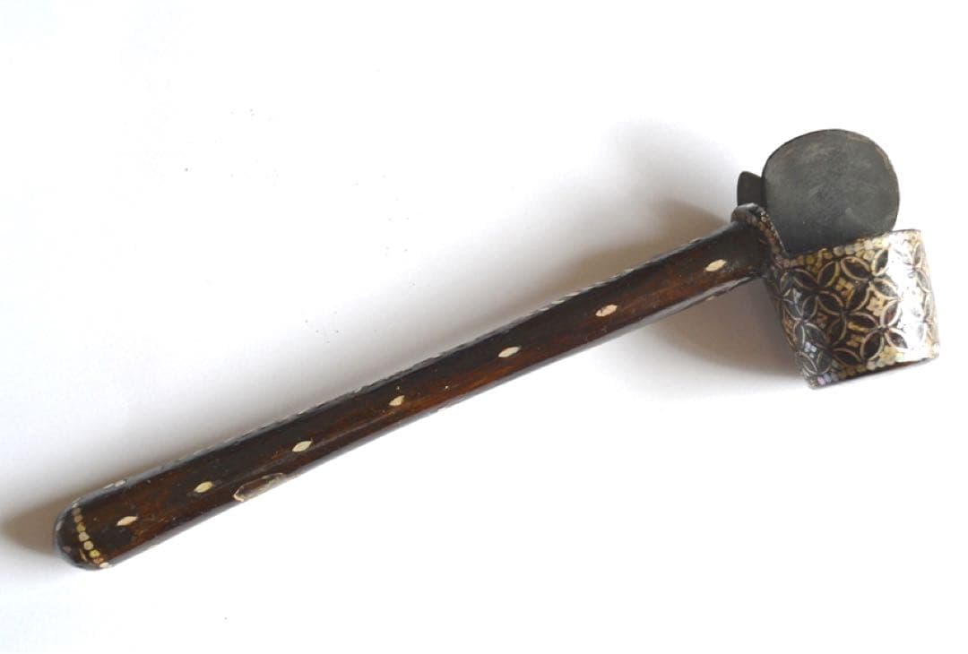 貝螺鈿矢立　Yatate decorated w/h pieces-shell