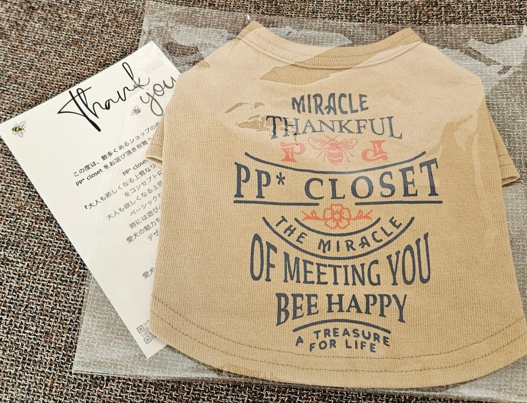 pp*closet BEE HAPPY Tシャツ 34 新品