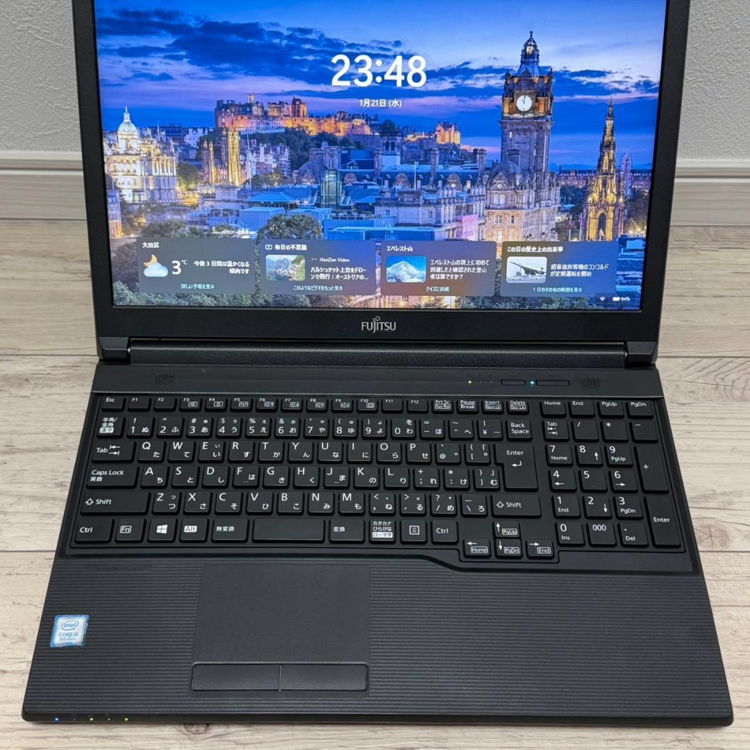 バッテリー良好 薄軽量タブレットLIFEBOOK i5 10世代 8G 256G