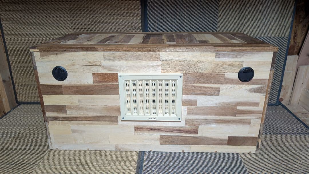 アカシア集成材15ミリ幅120縦50奥行50蜜蝋オイル仕上げ！