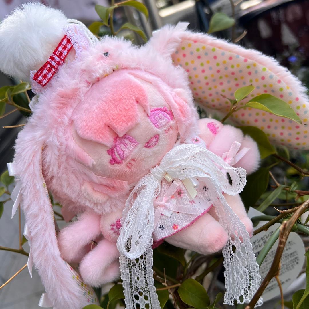 H*o様 自作ぬい ぴんくうしゃぎちゃん 無属性ぬいぐるみ