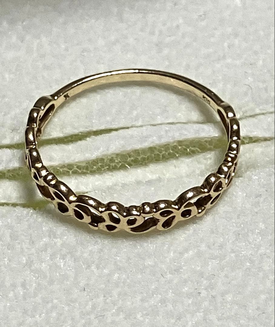 ヴァンドーム青山　リング　K10 イエローゴールド　2本セット