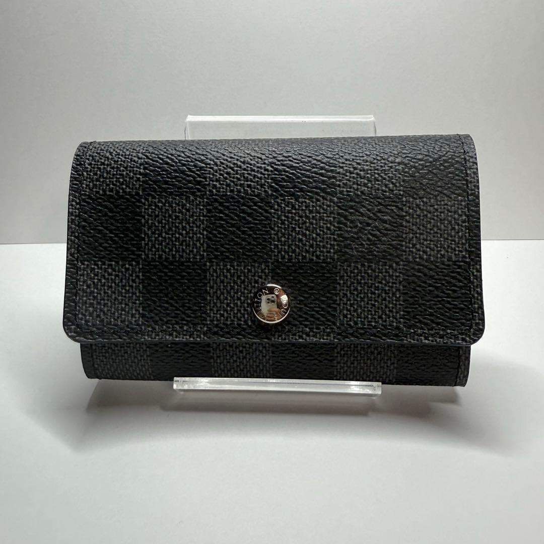 極美品✨【ルイヴィトン】ダミエグラフィット 6連キーケース ミュルティクレ