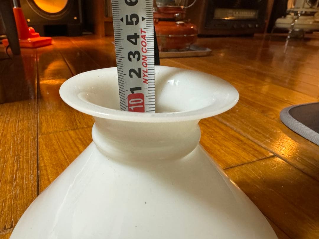 レトロ★白くて小さなランプシェード(おまけ付き) ペンダントライト