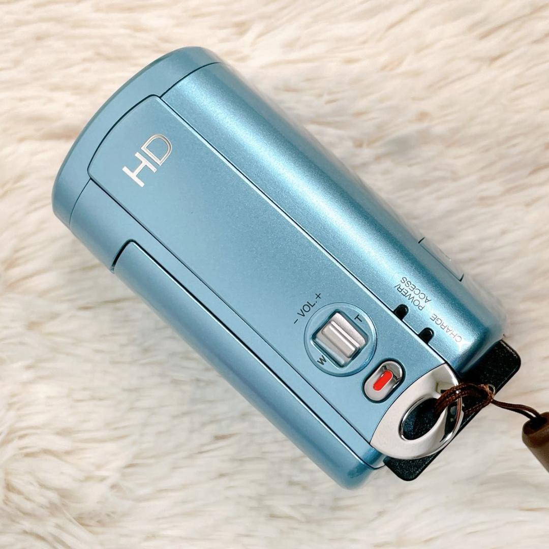 【極美品】 JVC BabyMovie GZ-N5 ブルー 内蔵メモリー32GB