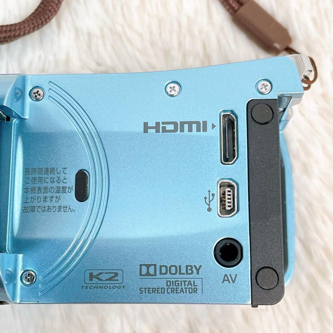 【極美品】 JVC BabyMovie GZ-N5 ブルー 内蔵メモリー32GB