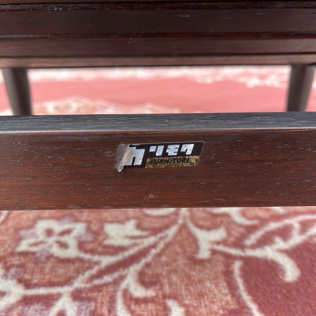 古家具ビンテージ品◾️karimoku カリモク 木製家具 サイドテーブル