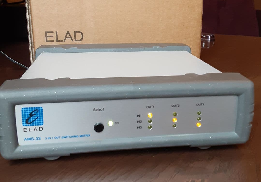 ELAD AMS-33 同軸切替器 3入力3出力切替マトリックス