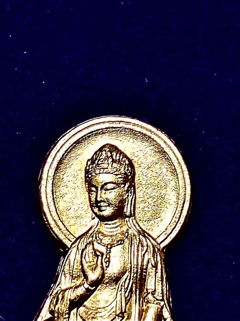 純金　K24 24K 観音菩薩様　珍品 逸品　日本国造幣局刻印