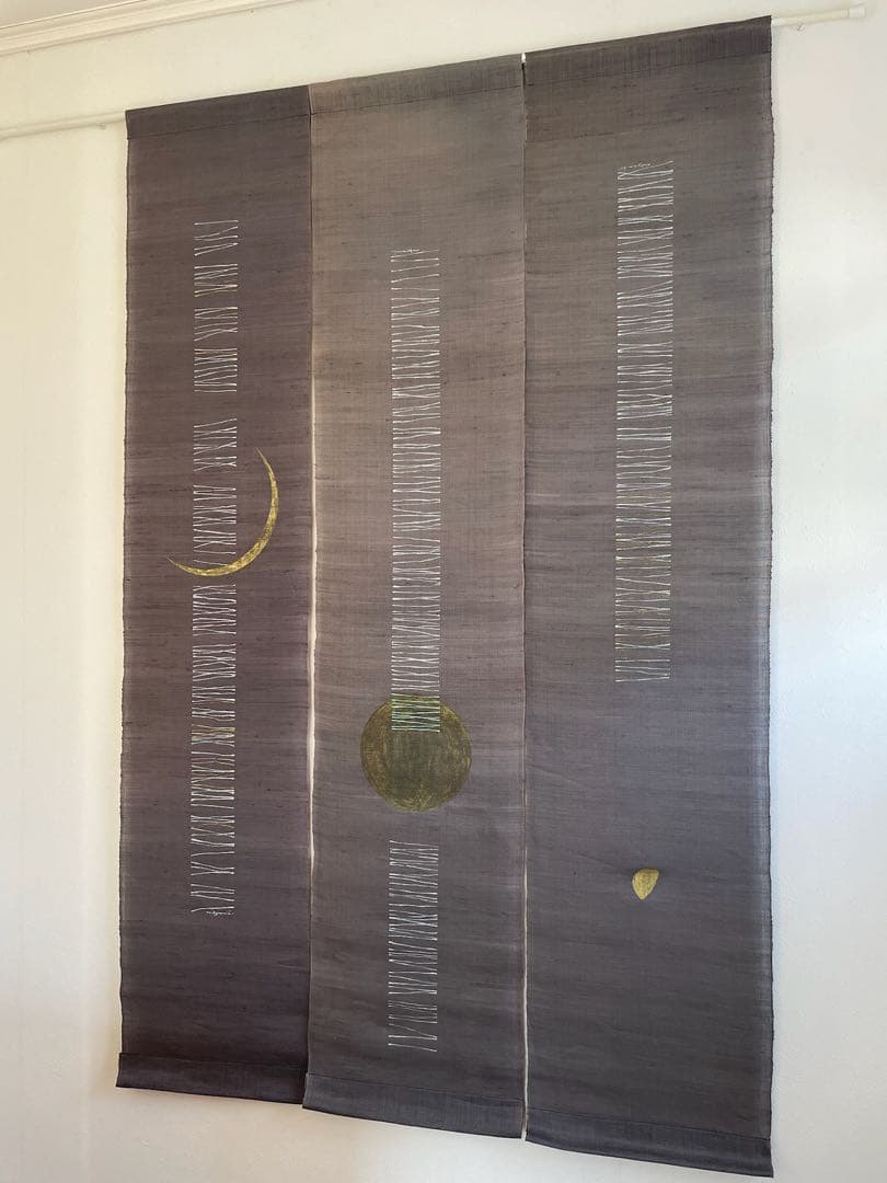 ＊中川政七商店＊タピストリー＊暖簾＊月＊三日月・半月・満月*３枚＊