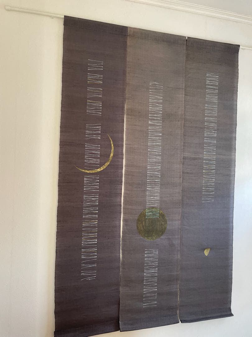 ＊中川政七商店＊タピストリー＊暖簾＊月＊三日月・半月・満月*３枚＊