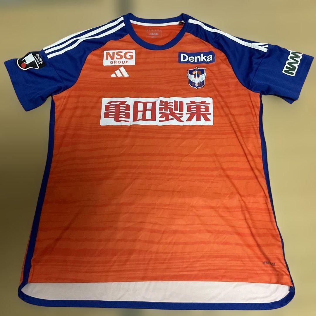 アルビレックス新潟 藤原奏哉選手 2024年1stユニフォーム　4XL