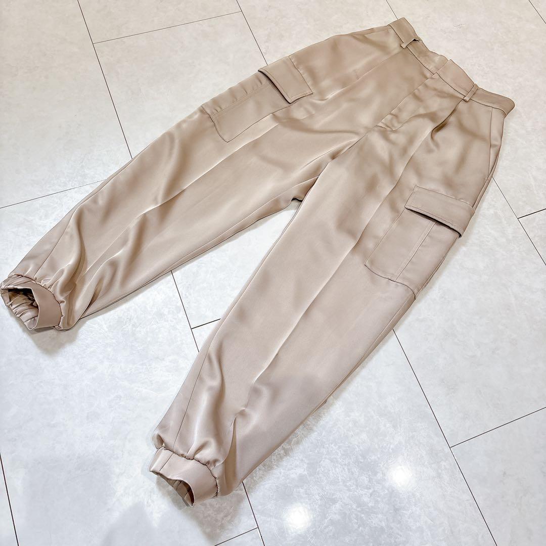 Apuweiser-riche リラクシーワークサテンパンツ ズボン XS