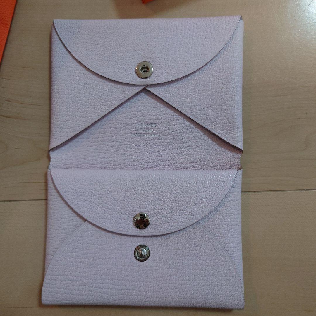 m*i様 HERMES カルヴィデュオ コンパクト モーヴペール 刻印B 202