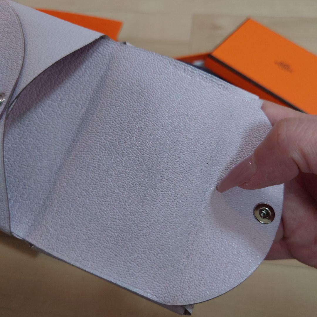 m*i様 HERMES カルヴィデュオ コンパクト モーヴペール 刻印B 202