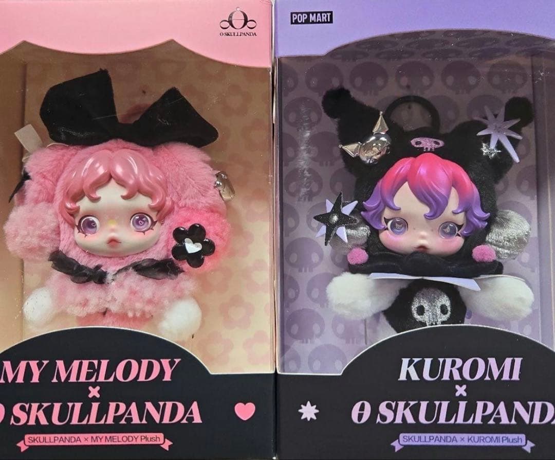 POPMART スカルパンダ×マイメロ＆クロミ 2体セット SKULLPANDA