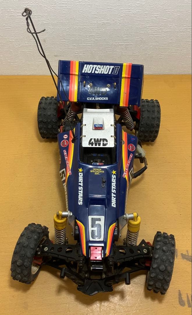 レーシングカー レトロ　ラジコン　ジャンク品　全長37㎝弱