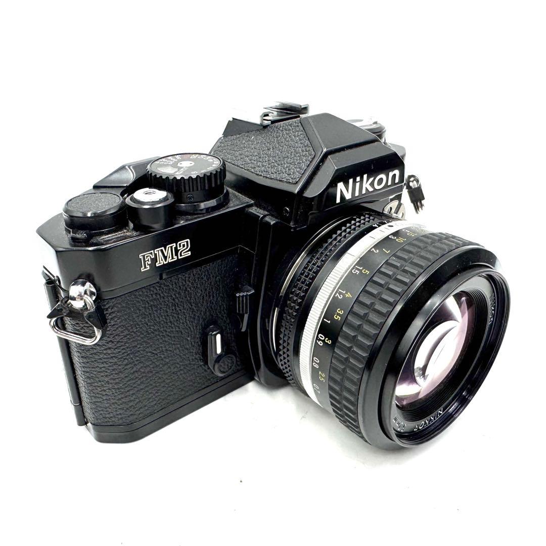 後期型！動作良好 Nikon New FM2 & Ai 50mm F1.4