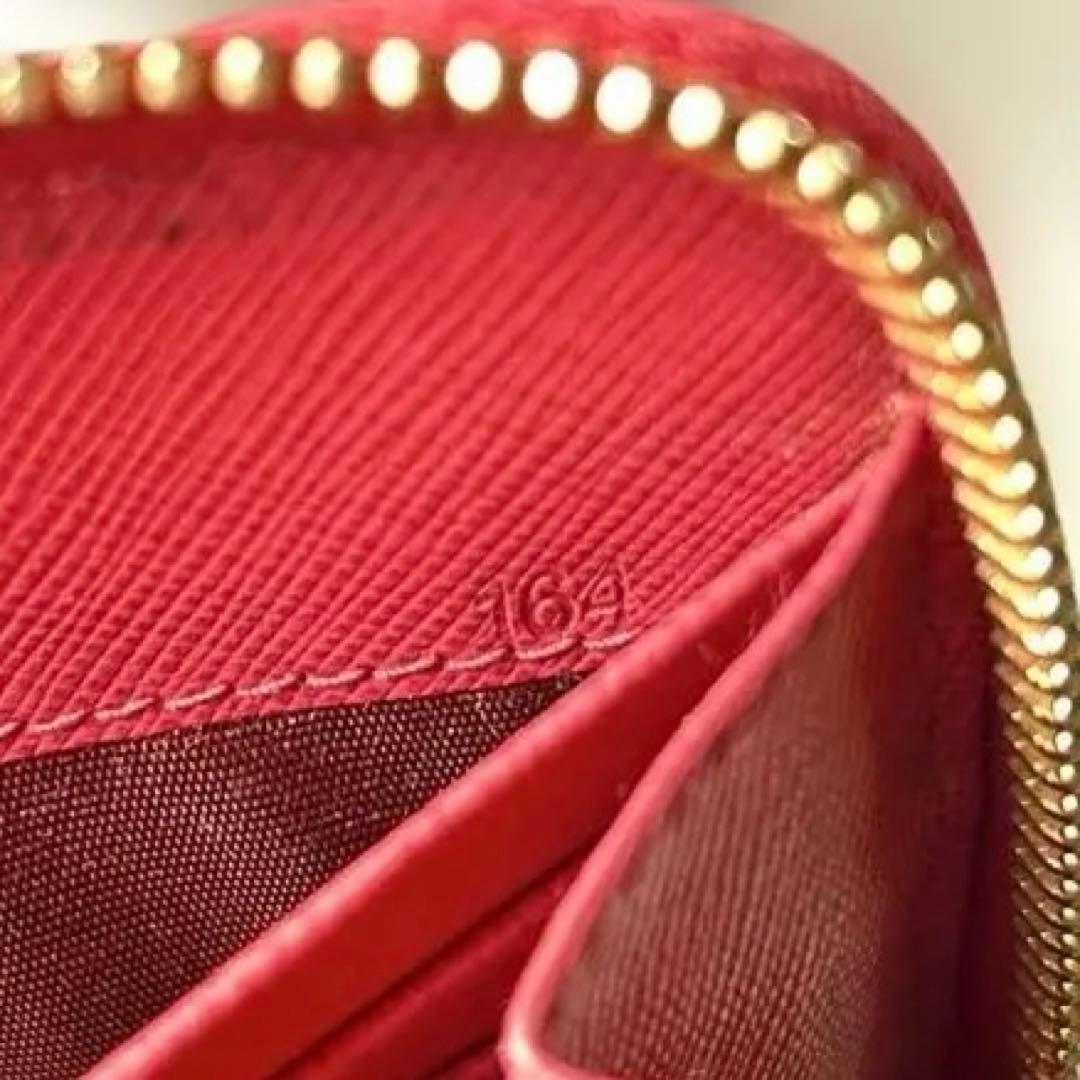 【sk/7.20/30】PRADA ピンク 二つ折り財布 リボン付き