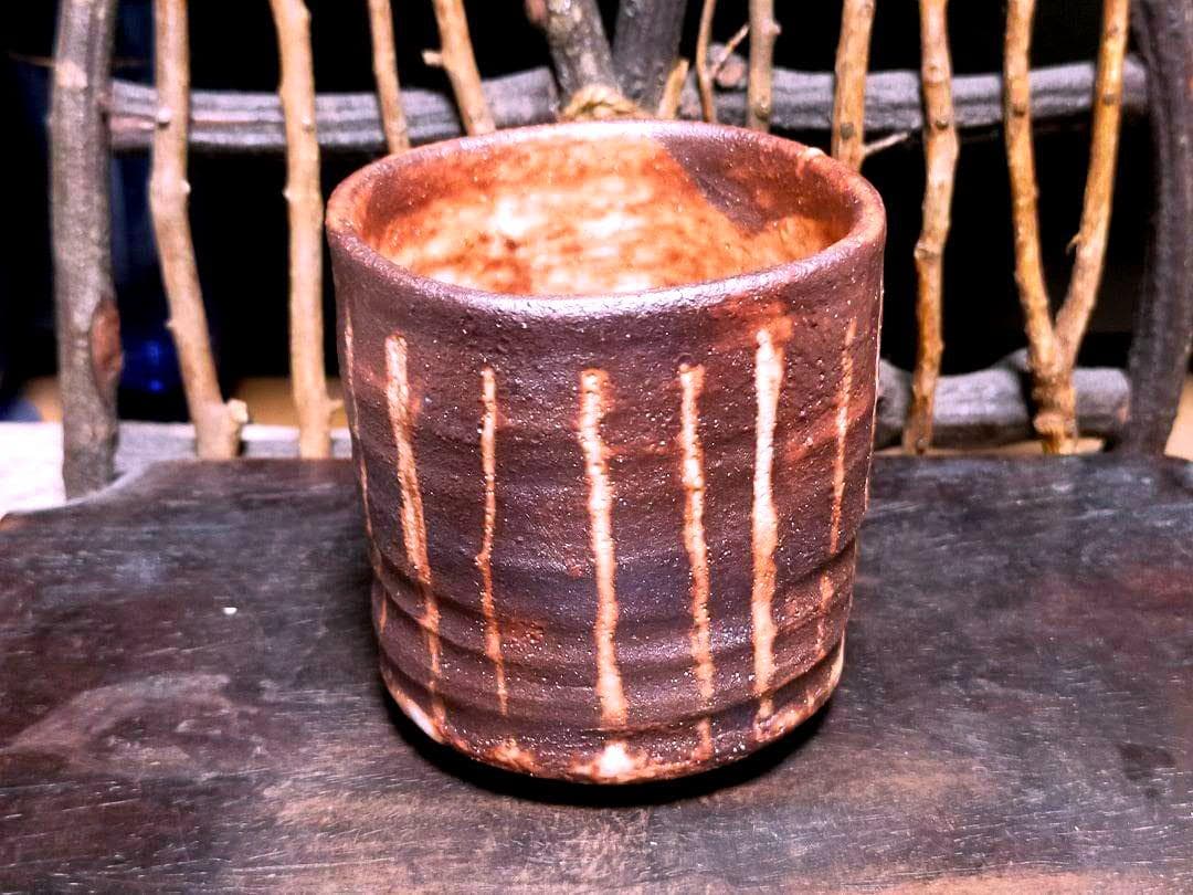 ♥美濃焼　火入れ　桐箱付き　湯呑み　湯飲み　骨董品