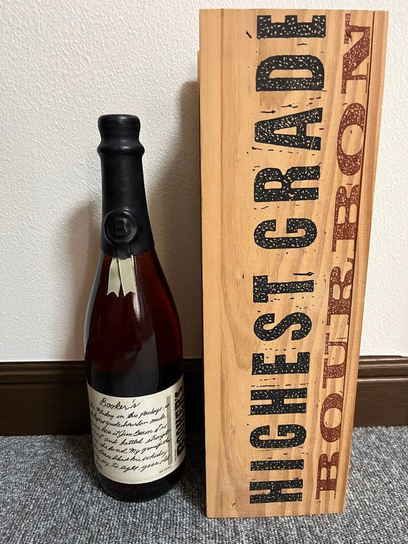 【希少 】BOOKER’S ブッカーズ　古酒(20年以上個人保管)