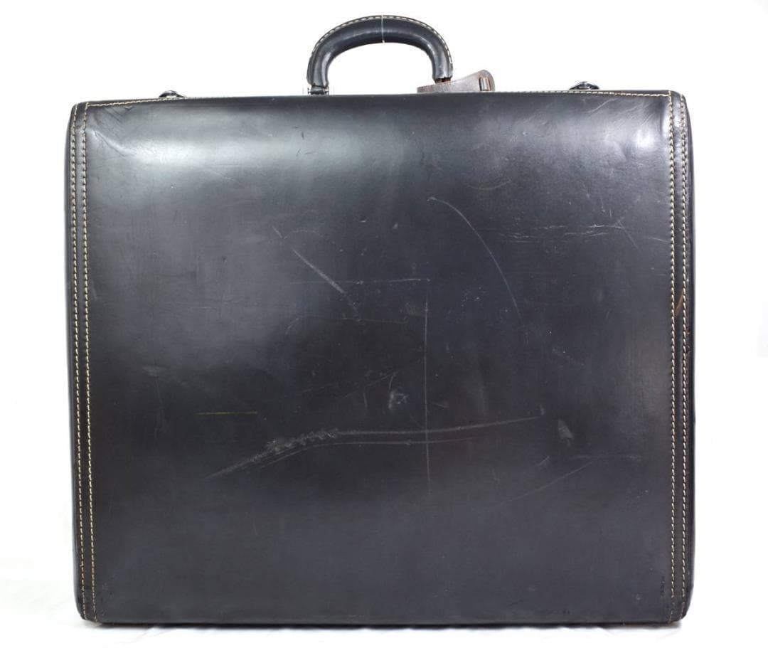 ハートマン『ノッカバウト』本革 トランク 濃灰 （1980年代）USA