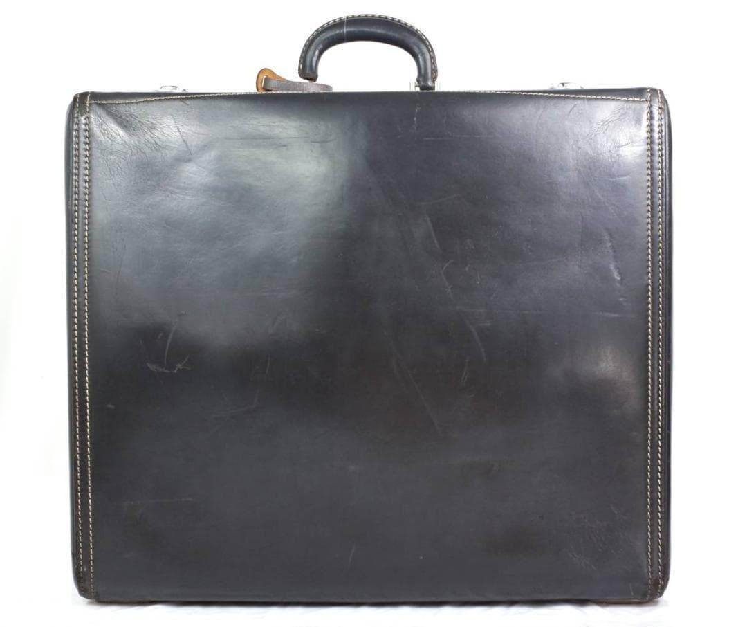 ハートマン『ノッカバウト』本革 トランク 濃灰 （1980年代）USA