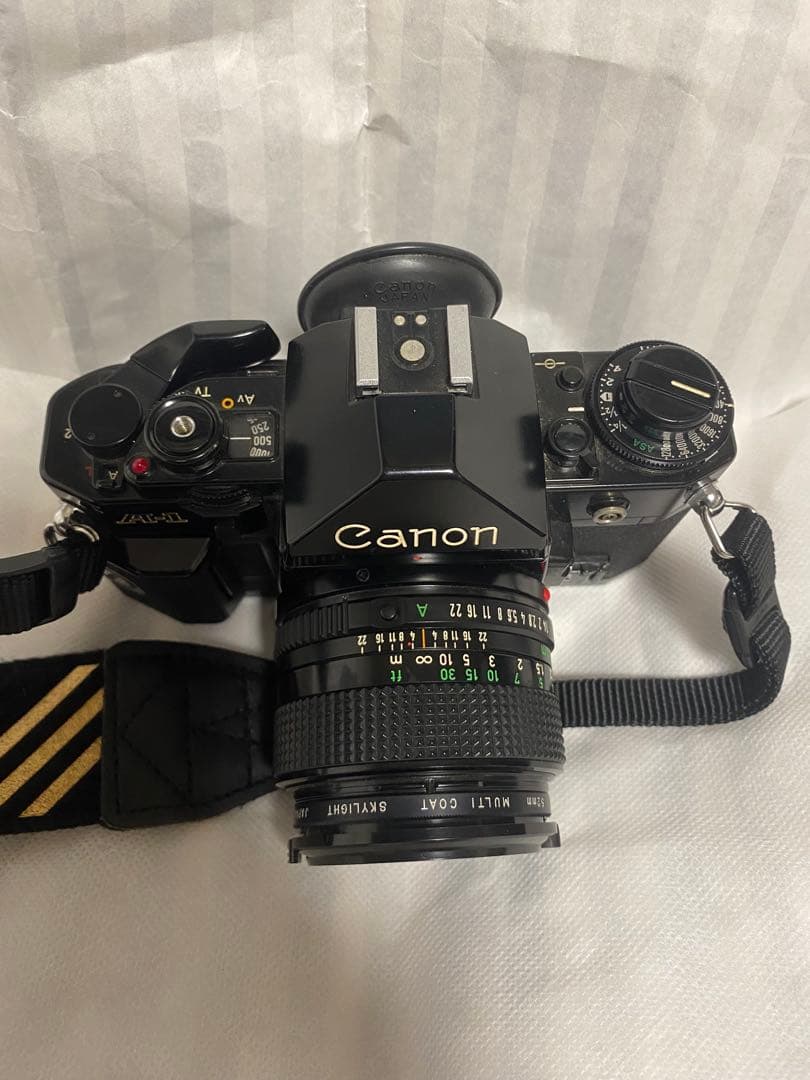 Canon キャノン A-1 ブラック レンズ(FD 50mm F1.4)付き