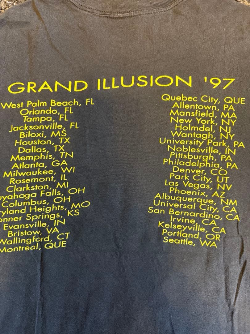 97年製 米国製 STYX スティクス 20周年ツアーTシャツ 大幻影
