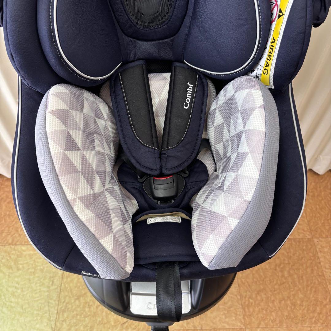 ☆美品☆　コンビ　WL　新生児OK　クルムーヴ　スマート　EG　ISOFIX　紺