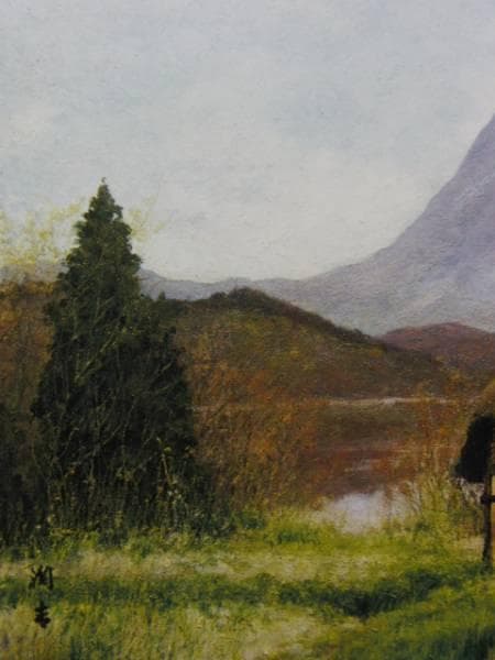 向井 潤吉、雨後千曲川、希少画集画、新品額装付