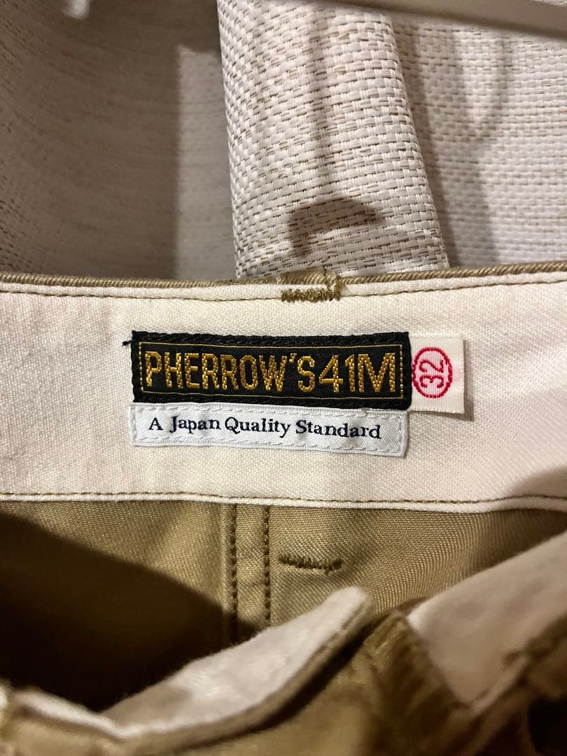 PHERROW'S チノパン サイズ32 ベージュ