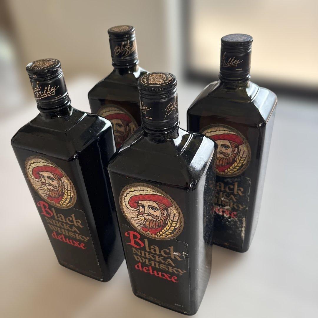 古酒ブラックニッカ NIKKA WHISKY deluxe 4本セット❗️
