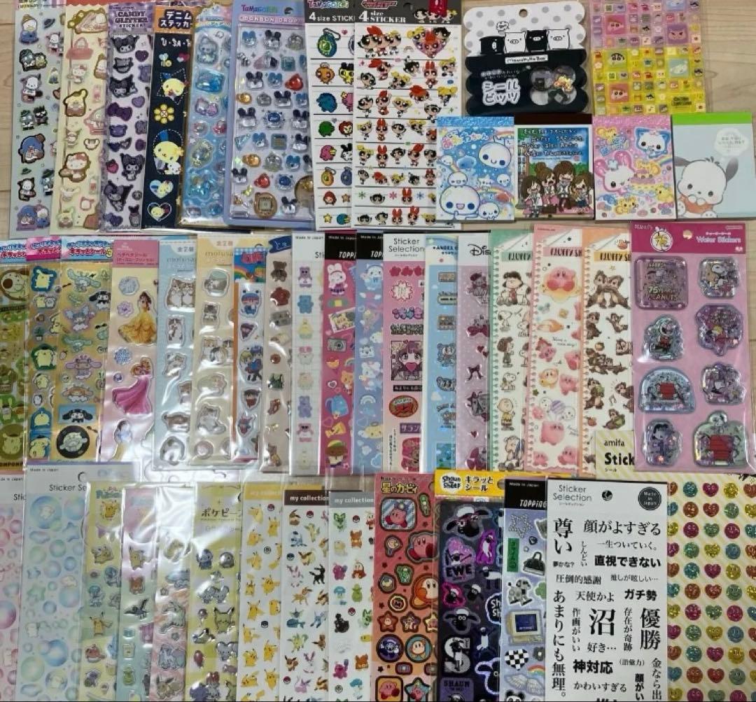 お値段交渉多少有!【83点セット】たまごっちなど シールまとめ売り バラ売り不可