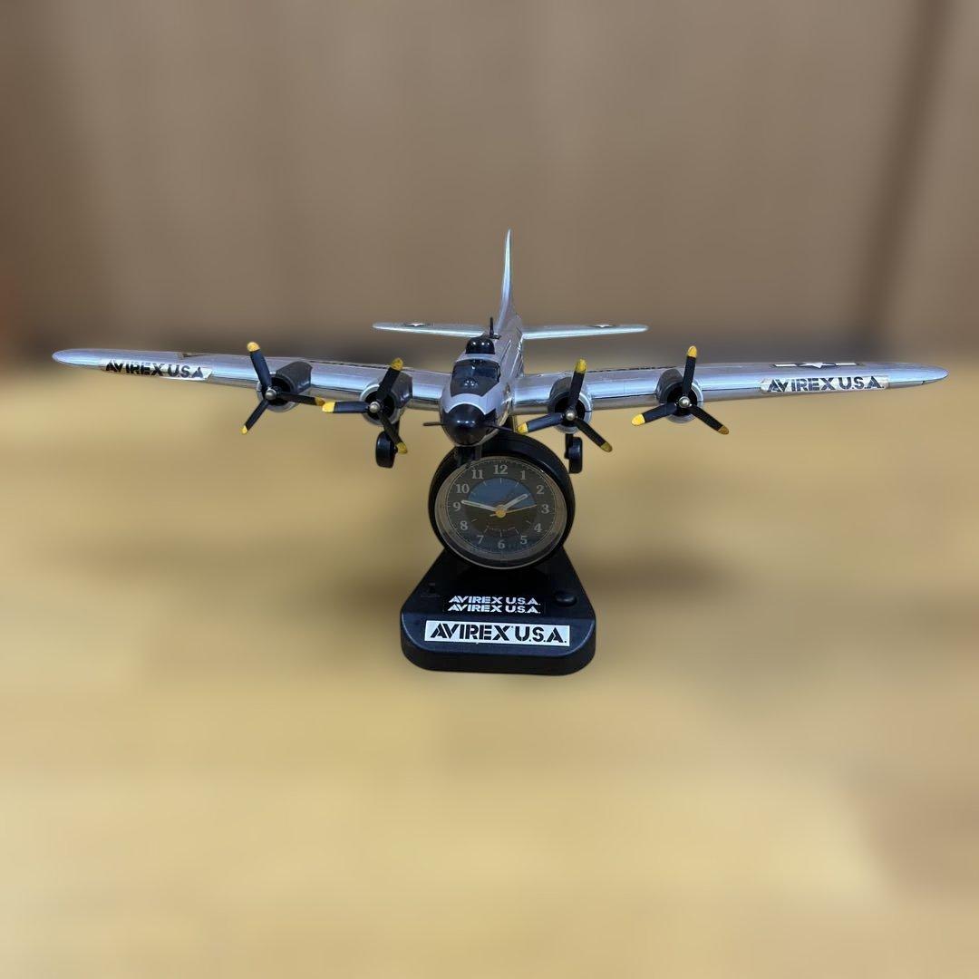 AVIREX USA B-17 モデル 戦闘機 時計 音声付き