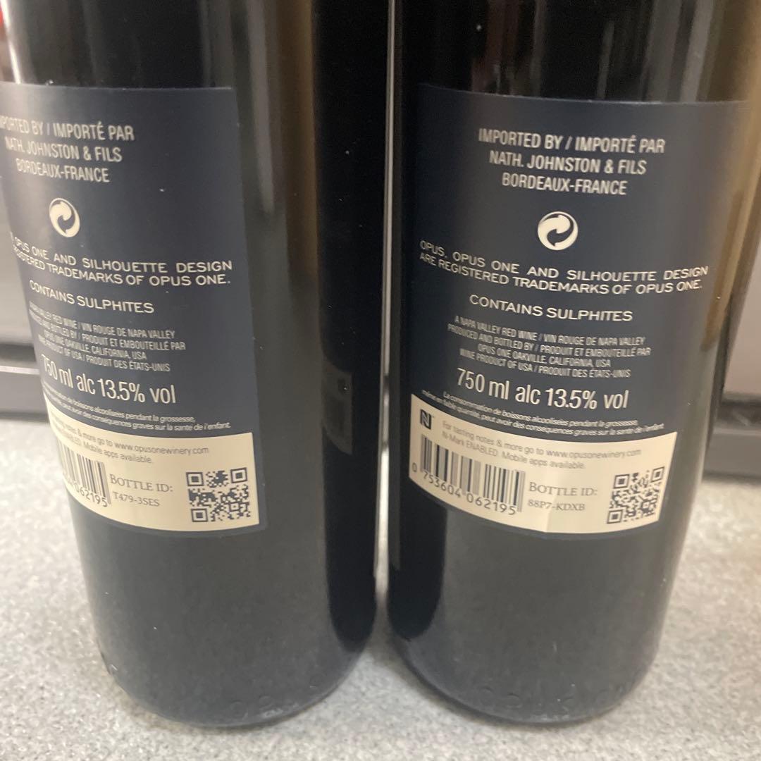 2本 オーパス・ワン 750ml Opus One 2019 （11)